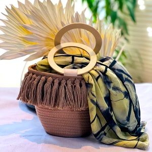 Beautiful sunny Beach Bag - Tassel Details Sold❗️❗️❗️